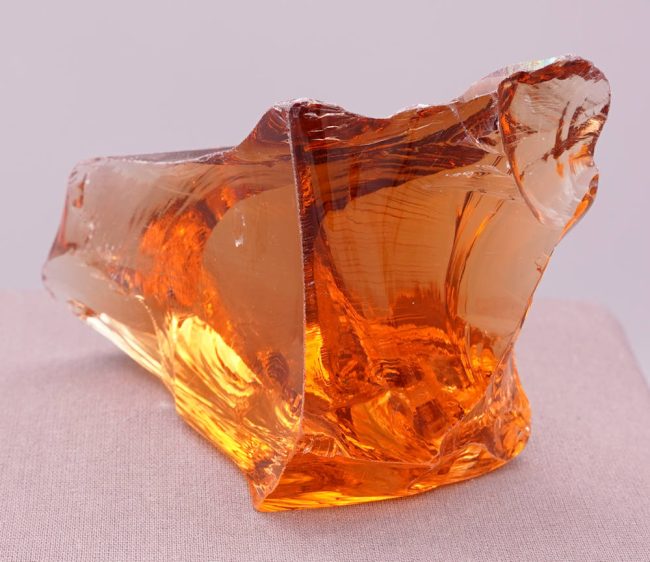 Gem Lemurian Etherium Gold "Heart" Monatomic Andara Crystal 273.9 g. - Image 6