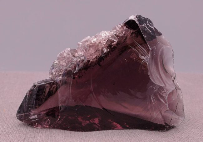 Gem Banded Sovereign Amethyst with crystals Monatomic Andara Crystal 134.6 g.