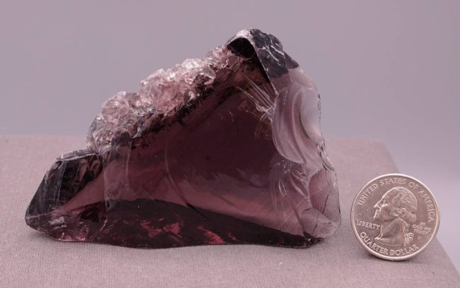 Gem Banded Sovereign Amethyst with crystals Monatomic Andara Crystal 134.6 g. - Image 7