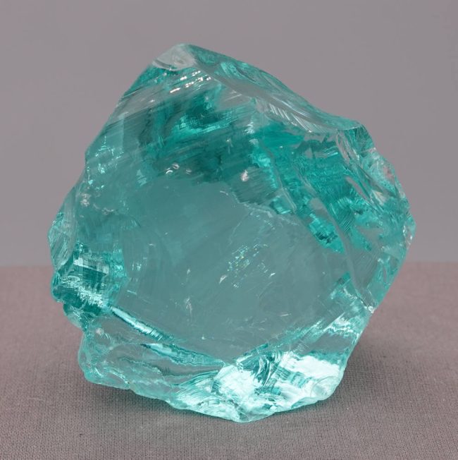 Gem Cyan Angeles "Heart" Monatomic Andara Crystal 276.4 g. - Image 2
