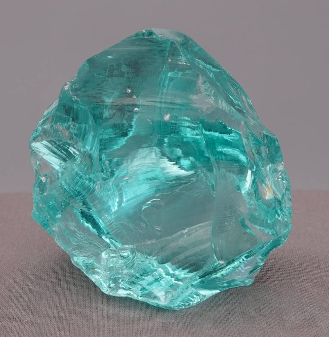 Gem Cyan Angeles "Heart" Monatomic Andara Crystal 276.4 g. - Image 3