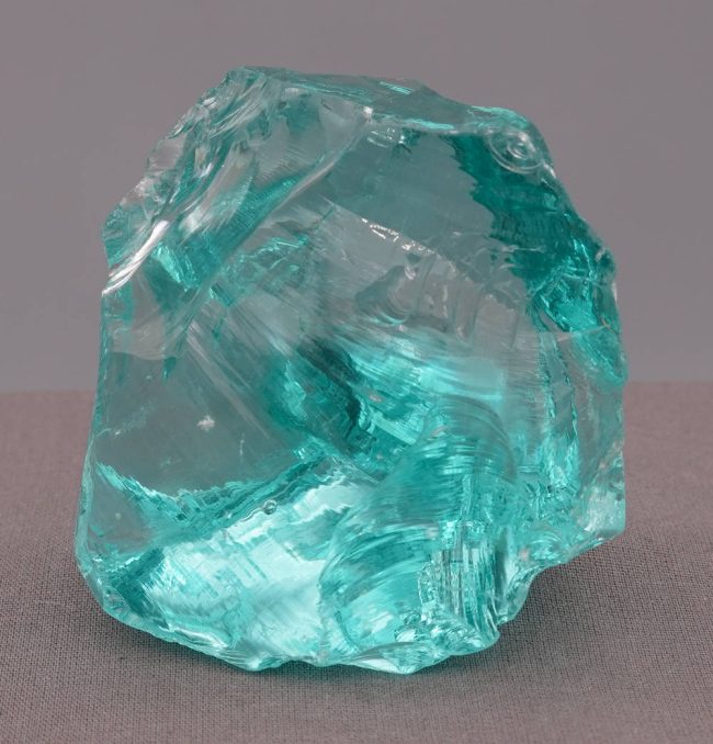 Gem Cyan Angeles "Heart" Monatomic Andara Crystal 276.4 g.