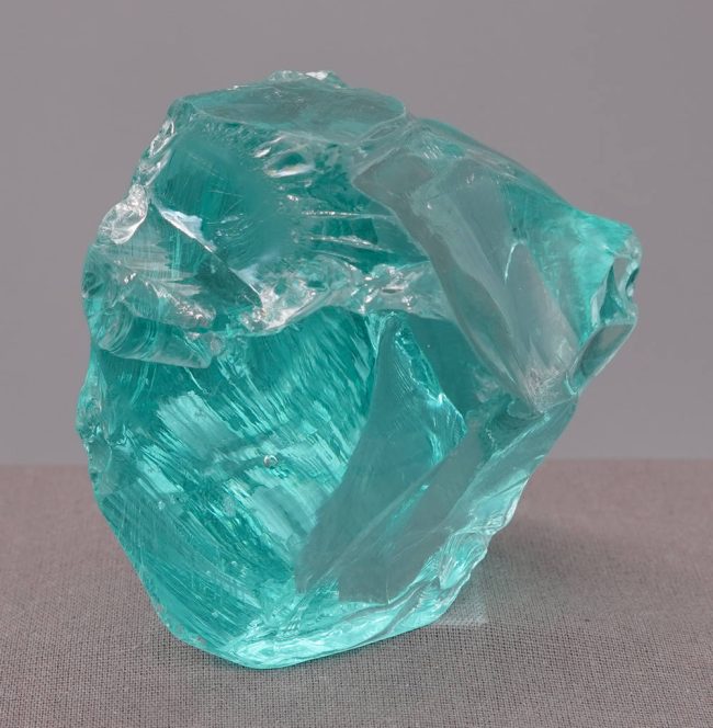 Gem Cyan Angeles "Heart" Monatomic Andara Crystal 276.4 g. - Image 6