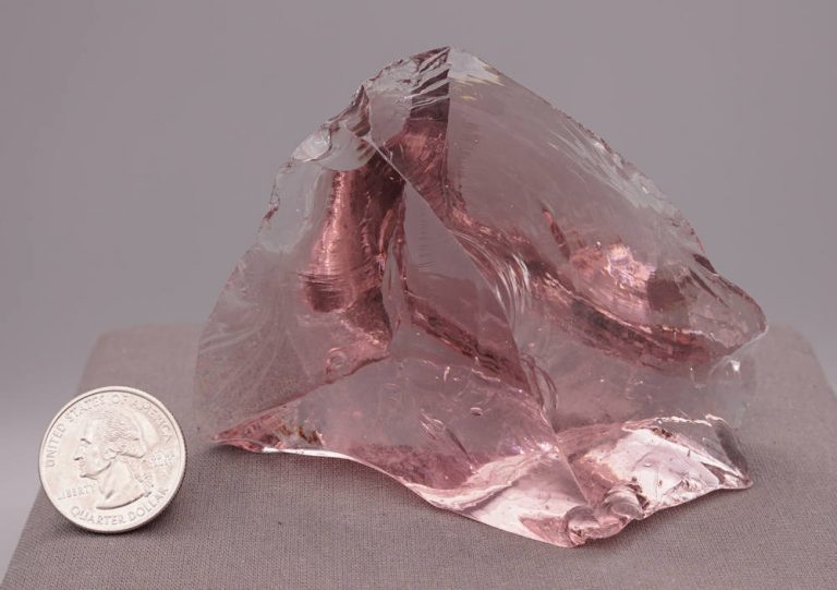 Rare Gem Rose de France "Heart" Monatomic Andara Crystal 231.7 g. - Image 9