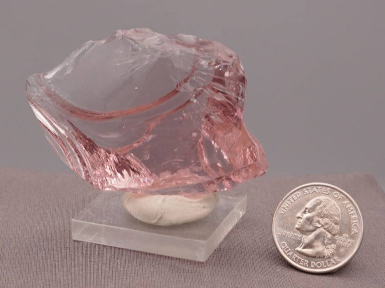 Rare Gem Rose de France Monatomic Andara Crystal 59.1 g. - Image 7