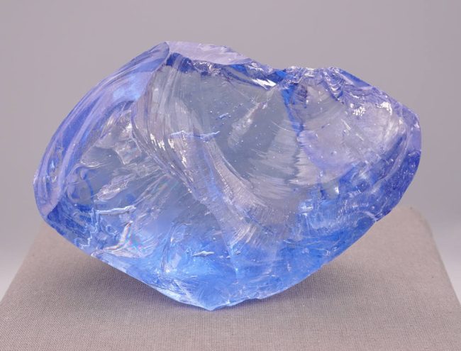 Gem Banded Lady Nellie "Heart" Monatomic Andara Crystal 439.7 g.