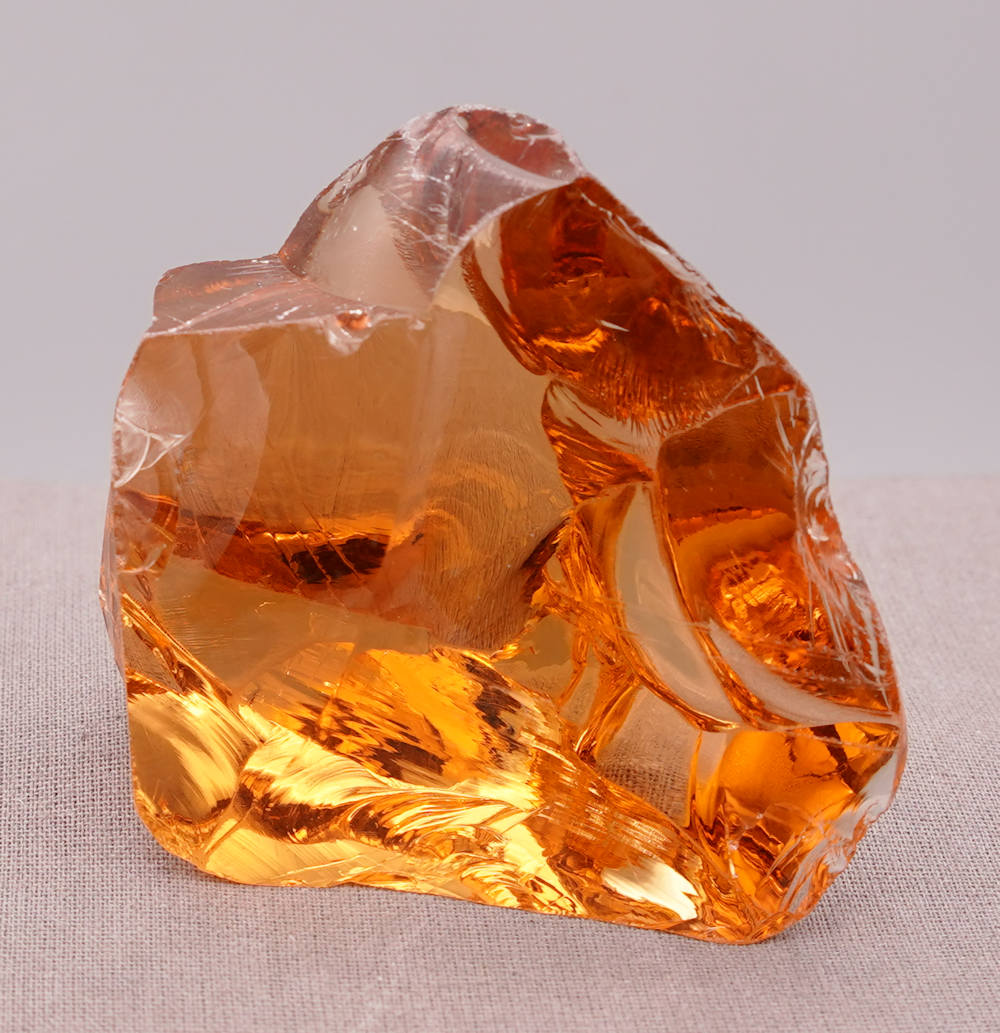 Gem Lemurian Etherium Gold Monatomic Andara Crystal 108.8 g.