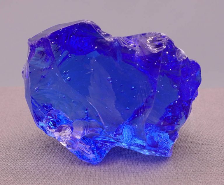 Gem Elestial Sapphire/Tanzanite Fire "Heart" Monatomic Andara Crystal 240.6 g.