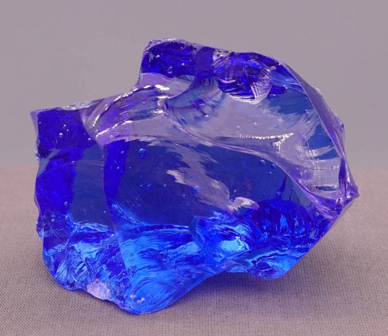 Gem Elestial Sapphire/Tanzanite Fire "Heart" Monatomic Andara Crystal 240.6 g. - Image 4