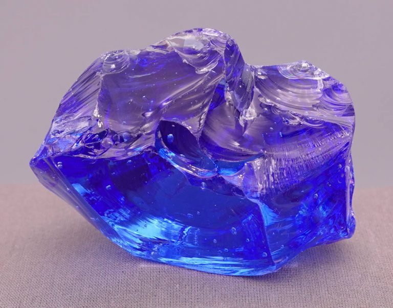 Gem Elestial Sapphire/Tanzanite Fire "Heart" Monatomic Andara Crystal 240.6 g. - Image 5