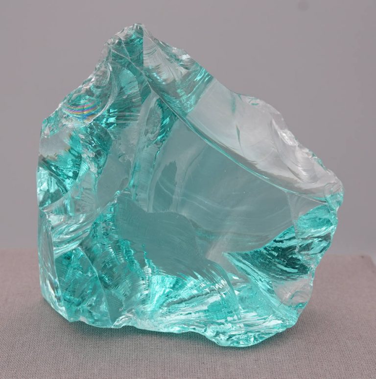 Gem Cyan Angeles "Heart" Monatomic Andara Crystal 394.0 g.