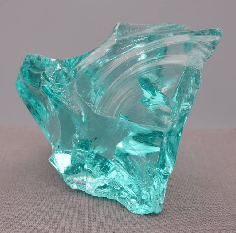 Gem Cyan Angeles "Heart" Monatomic Andara Crystal 394.0 g. - Image 4