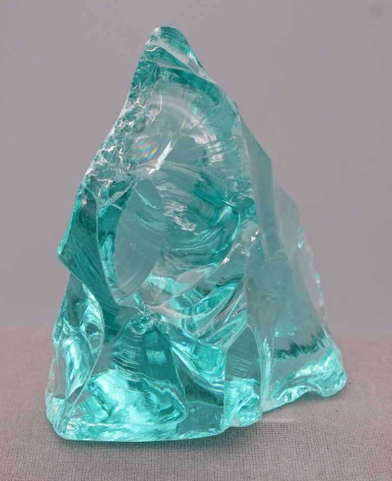 Gem Cyan Angeles "Heart" Monatomic Andara Crystal 394.0 g. - Image 6