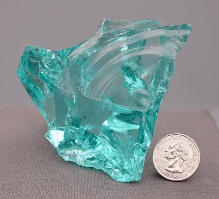 Gem Cyan Angeles "Heart" Monatomic Andara Crystal 394.0 g. - Image 7