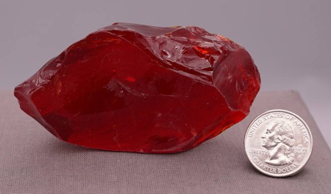 Gem Lemurian Sunrise "Heart" Monatomic Andara Crystal 158.9 g. - Image 7
