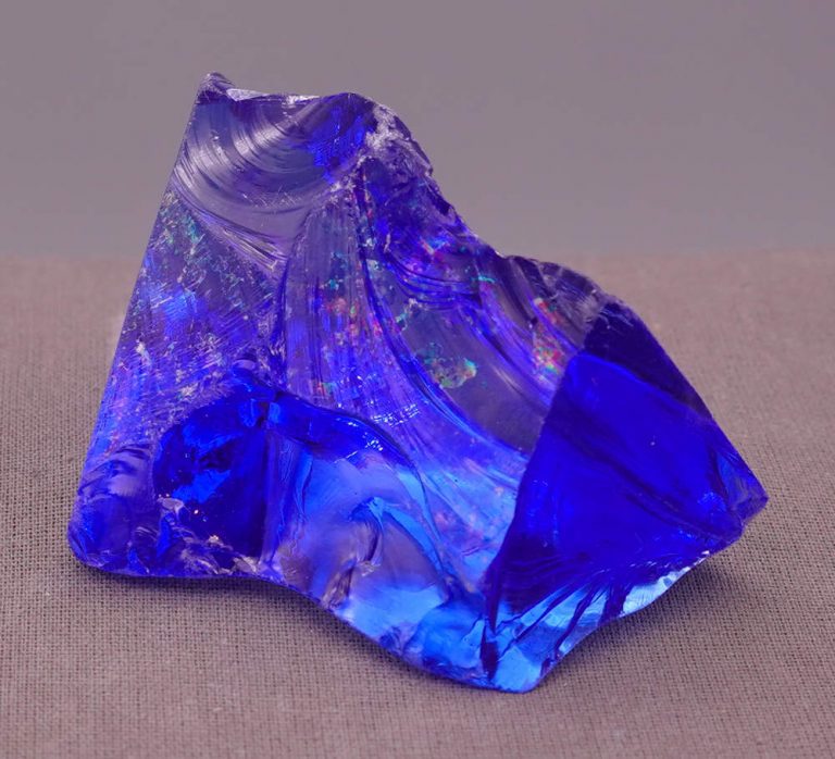 Gem Banded Elestial Sapphire/Tanzanite Fire Monatomic Andara Crystal 84 ...