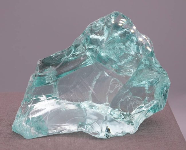 Gem Aqua Serenity "Heart" Monatomic Andara Crystal 378.3 g.