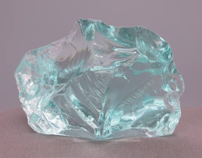 Gem Aqua Serenity "Heart" Monatomic Andara Crystal 378.3 g. - Image 3
