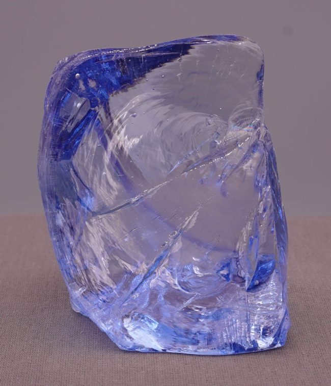 Gem Banded Lady Nellie "Heart" Monatomic Andara Crystal 304.2 g. - Image 4