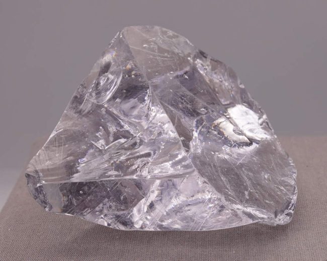 Gem Banded Ascendant Lilac "Heart" Monatomic Andara Crystal 247.4 g.
