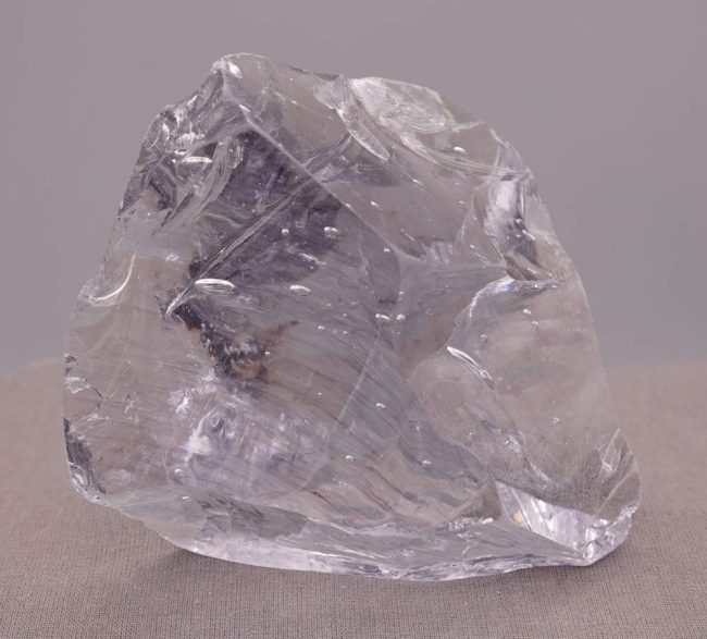 Gem Banded Ascendant Lilac "Heart" Monatomic Andara Crystal 247.4 g. - Image 3