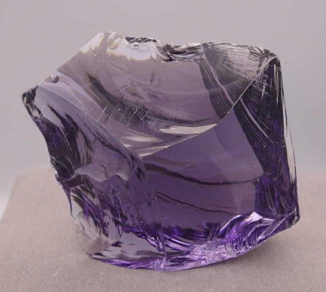 Rare Gem Violet Sovereign Amethyst "Heart" Monatomic Andara Crystal 328.8 g.
