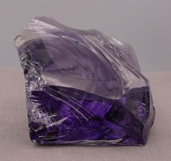 Rare Gem Violet Sovereign Amethyst "Heart" Monatomic Andara Crystal 328.8 g. - Image 4