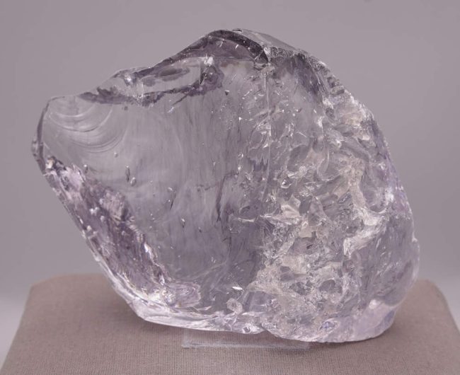 Rare Gem Banded Ascendant Lilac "Heart" with crystals Monatomic Andara Crystal 746.0 g.