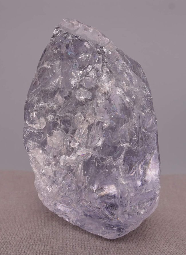 Rare Gem Banded Ascendant Lilac "Heart" with crystals Monatomic Andara Crystal 746.0 g. - Image 5
