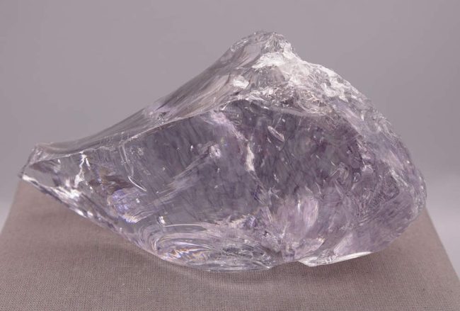 Rare Gem Banded Ascendant Lilac "Heart" with crystals Monatomic Andara Crystal 746.0 g. - Image 6