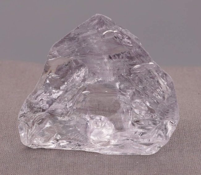 Gem Banded Ascendant Lilac Monatomic Andara Crystal 72.4 g.