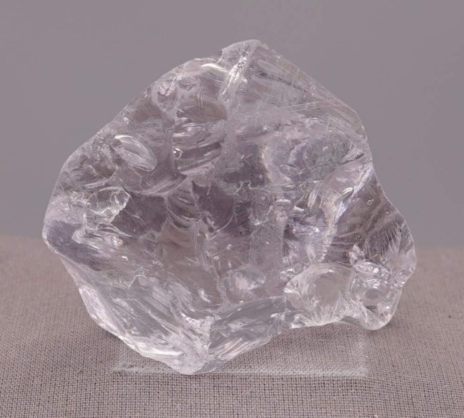 Gem Banded Ascendant Lilac Monatomic Andara Crystal 72.4 g. - Image 5