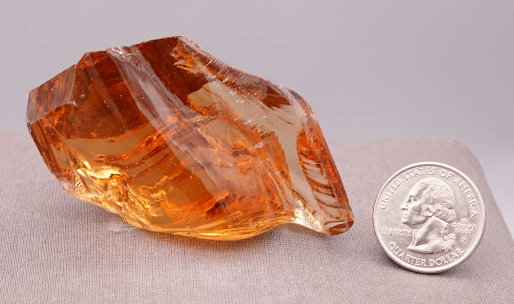 Gem Lemurian Etherium Gold Monatomic Andara Crystal 78.2 g. - Image 6