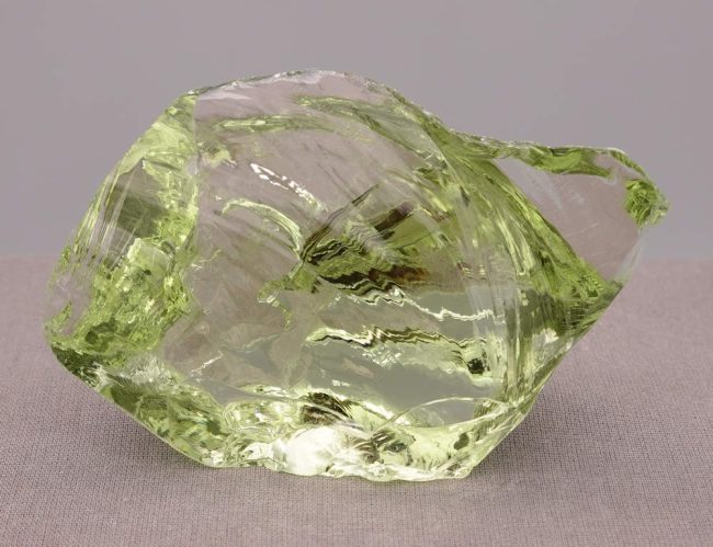 Gem Celestial Gold Green Monatomic Andara Crystal 147.3 g. - Image 2