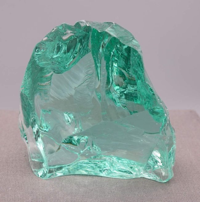 Gem Cyan Angeles "Heart" Monatomic Andara Crystal 252.3 g. - Image 2