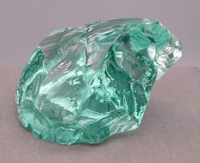 Gem Cyan Angeles "Heart" Monatomic Andara Crystal 252.3 g. - Image 3