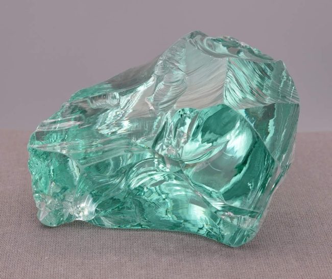 Gem Cyan Angeles "Heart" Monatomic Andara Crystal 252.3 g.