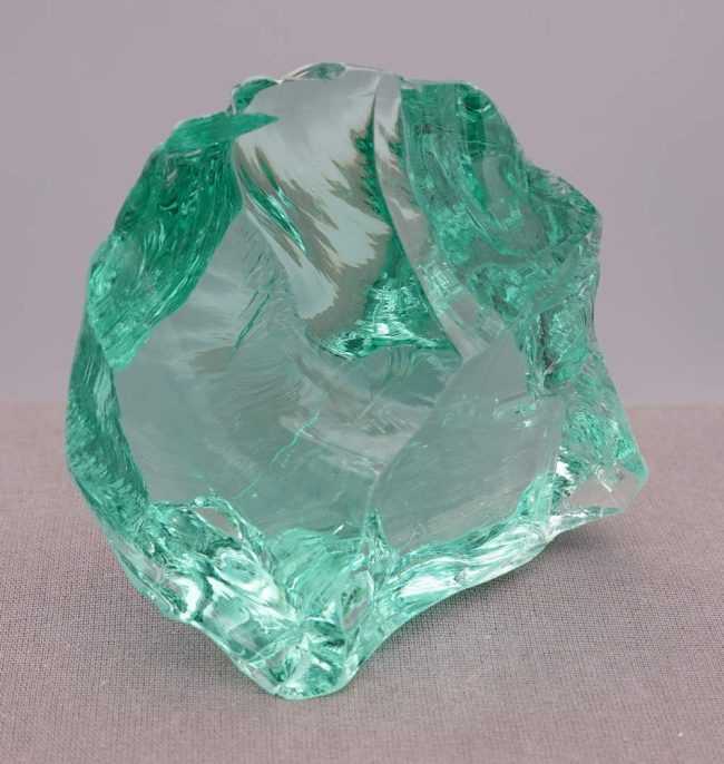 Gem Cyan Angeles "Heart" Monatomic Andara Crystal 252.3 g. - Image 5