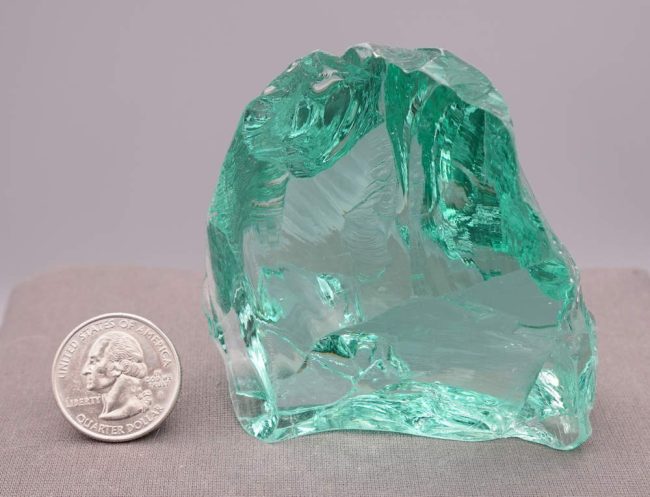 Gem Cyan Angeles "Heart" Monatomic Andara Crystal 252.3 g. - Image 7