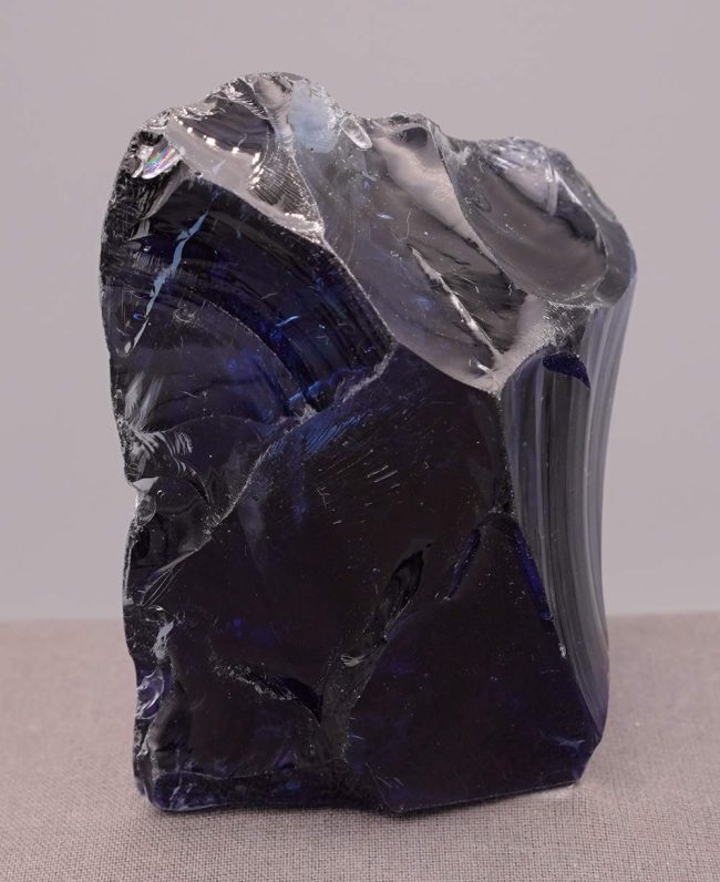 Rare Gem Banded Indigo Elestial Sapphire "Heart" Monatomic Andara Crystal 294.6 g. - Image 5