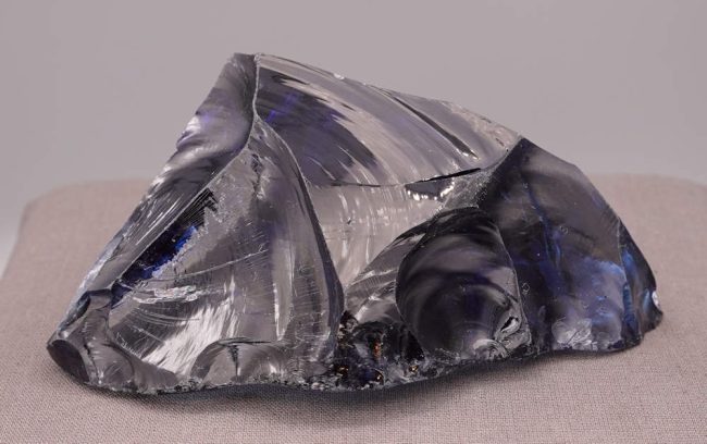 Rare Gem Banded Indigo Elestial Sapphire "Heart" Monatomic Andara Crystal 294.6 g. - Image 7