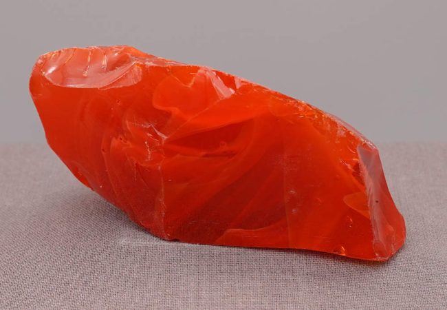 Rare Gem Bicolor Dragon's Blood/Lemurian Sunrise Monatomic Andara Crystal 133.1 g. - Image 3