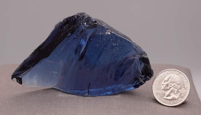 Rare Gem Indigo Elestial Sapphire Monatomic Andara Crystal 111.6 g. - Image 8