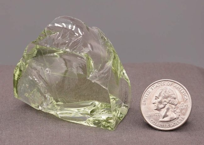 Gem Celestial Gold Green Monatomic Andara Crystal 60.1 g. - Image 5