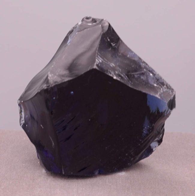 Rare Gem Indigo Elestial Sapphire "Heart" Monatomic Andara Crystal 287.6 g. - Image 3