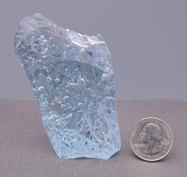 Gem Lady Nellie Sea Foam Monatomic Andara Crystal 168.7 g. - Image 7