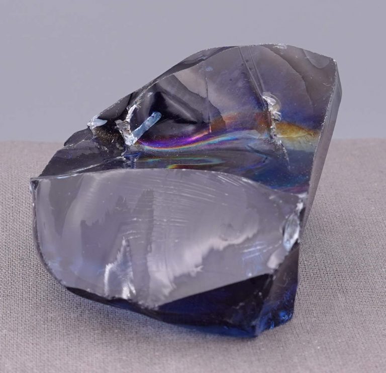 Rare Gem Indigo Elestial Sapphire Monatomic Andara Crystal 129.2 g. - Image 3