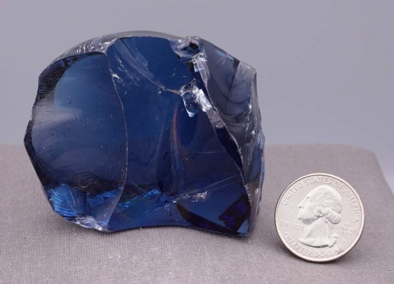 Rare Gem Indigo Elestial Sapphire Monatomic Andara Crystal 129.2 g. - Image 8