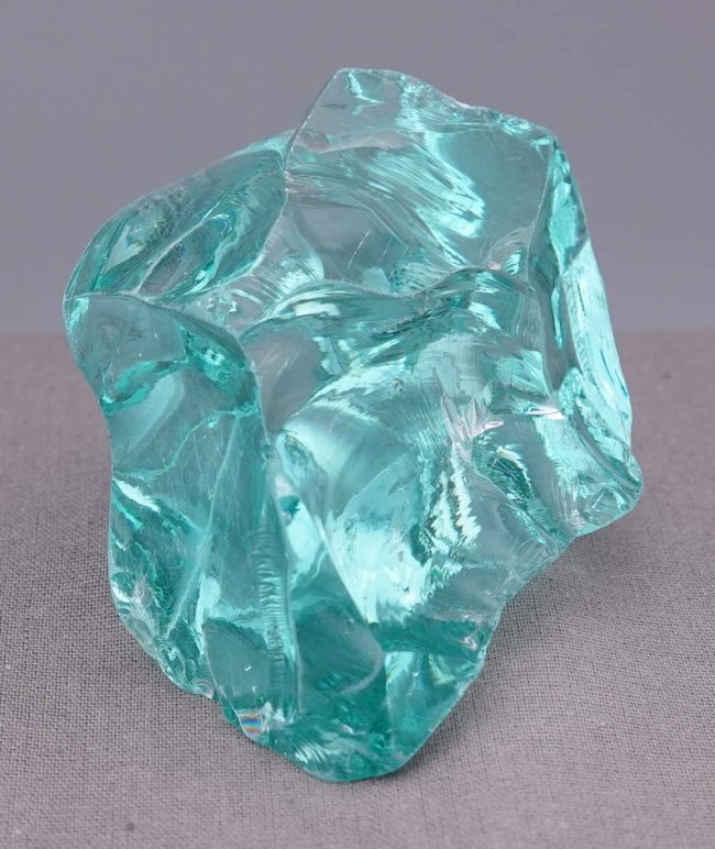 Gem Cyan Angeles "Heart" Monatomic Andara Crystal 148.3 g. - Image 2