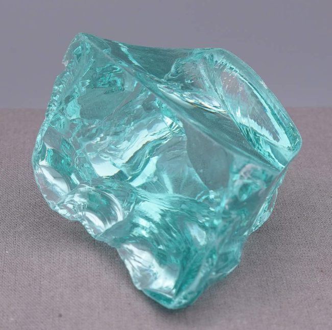 Gem Cyan Angeles "Heart" Monatomic Andara Crystal 148.3 g. - Image 3